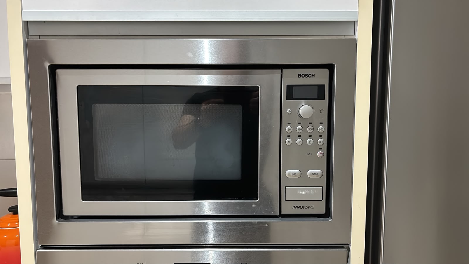 Bosch built-in microwave with InnoWave technology repaired in a Sandton kitchen