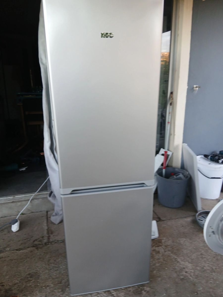 KIC fridge-freezer after its compressor was replaced in Kyalami