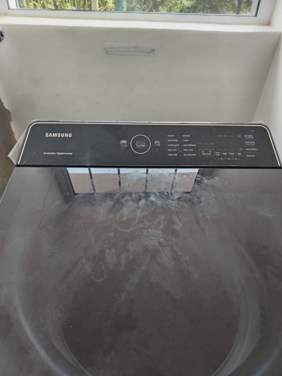 Samsung EcoBubble Digital Inverter top loader repaired in Pretoria