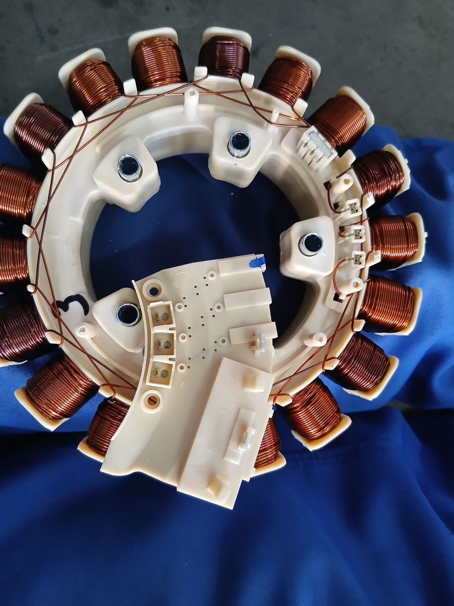 Inverter motor stator from a Samsung top loader repaired in Pretoria
